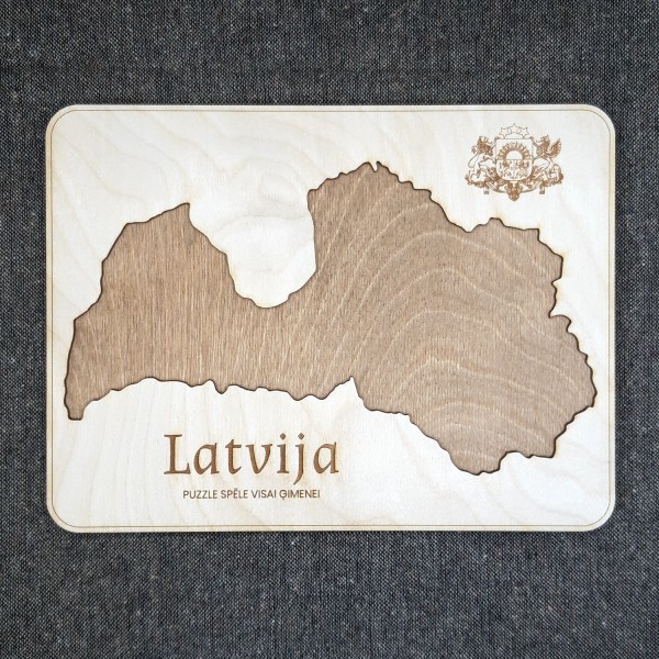 puzzle-map Latvia